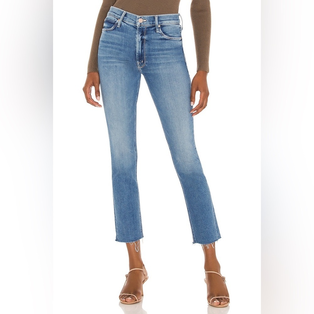 MOTHER Mid Rise Dazzler Crop Jeans 26